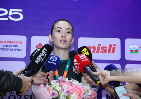 "Abşeron"un voleybolçusu mövsümü gümüş medalla bitirmələrinə münasibət bildirib