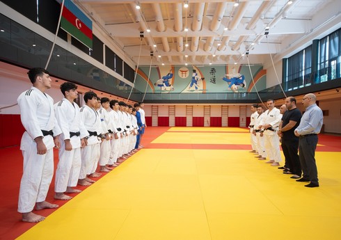 ACF rəsmiləri Avropa çempionatında iştirak edəcək cüdoçularla görüşüblər