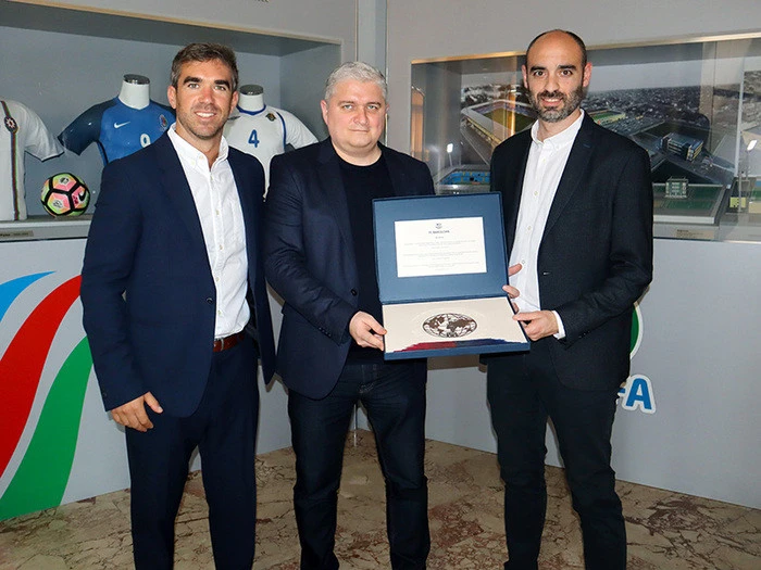 AFFA-nın baş katibi “Barselona” klubunun nümayəndələri ilə görüşüb