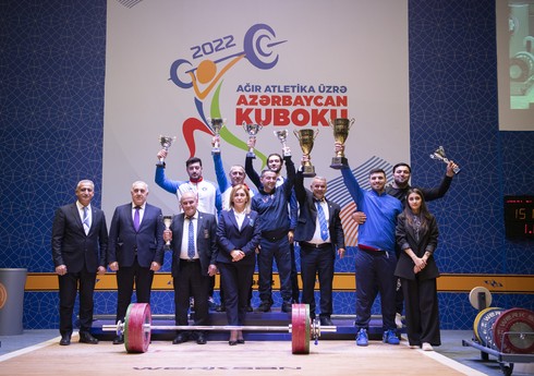 Ağırlıqqaldırma üzrə Azərbaycan Kubokuna yekun vurulub, ən güclülər müəyyənləşib