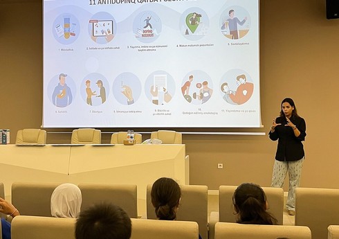 AMADA Azərbaycan Taekvondo Federasiyası üçün antidopinq maarifləndirmə seminarı təşkil edib