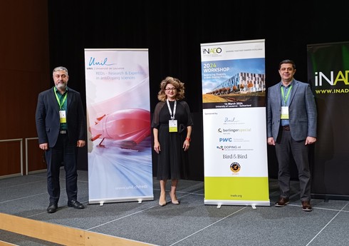 AMADA rəsmiləri Lozanna Universitetində tədbirə qatılıblar