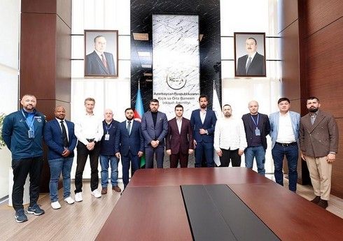 AMF-nin fəxri prezidenti federasiya rəhbərləri ilə görüşüb