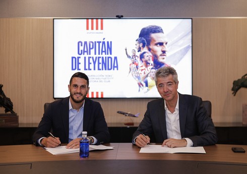 "Atletiko" kapitanı ilə müqavilənin müddətini uzadıb