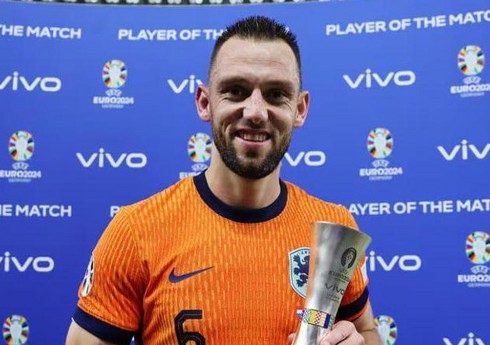 AVRO-2024: Niderland - Türkiyə matçının ən yaxşısı müəyyənləşib