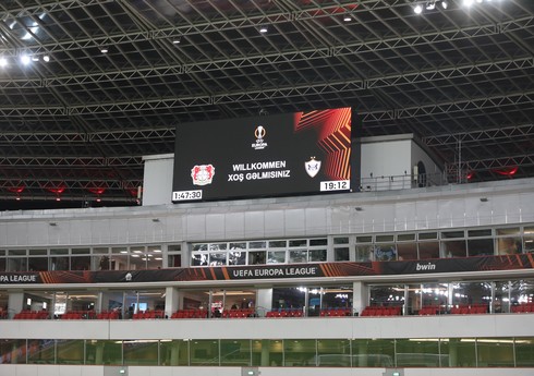 Avropa Liqası: "Bayer 04" - "Qarabağ" oyunu başlayıb