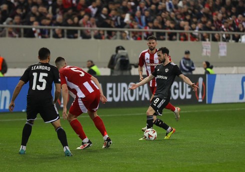 Avropa Liqası: “Olimpiakos” - "Qarabağ" oyununda ikinci qol vurulub - YENİLƏNİB-4