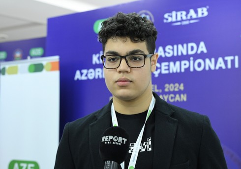 Aydın Süleymanlı: Uşaqlıqdan arzum Azərbaycan çempionu olmaq idi