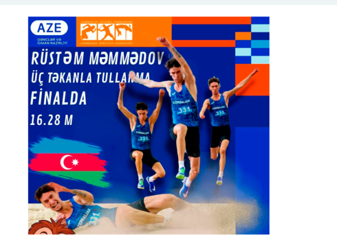 Azərbaycan atleti Avropa çempionatında finala yüksəlib