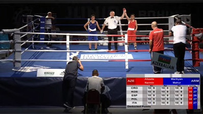 Azərbaycan boksçusu Avropa birinciliyində erməni rəqibinə qalib gəlib və medalı təmin edib