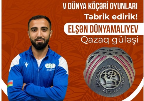 Azərbaycan Dünya Köçəri Oyunlarında üçüncü medalı qazanıb - YENİLƏNİB - 2