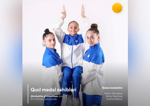 Azərbaycan gimnastları Avropa çempionatında qızıl medal qazanıblar
