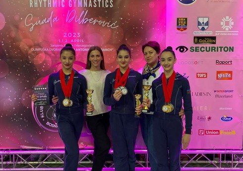 Azərbaycan gimnastları beynəlxalq turnirdə 15 medal qazanıblar