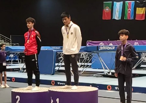 Azərbaycan gimnastları Portuqaliyada üç medal qazanıblar