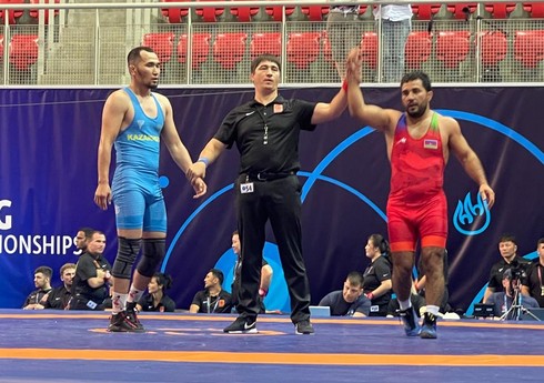 Azərbaycan güləşçisi: "Növbəti yarışlarda çempion olacağıma ümid edirəm"