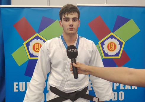 Azərbaycan idmançısı Avropa çempionatında gümüş medal qazanması barədə danışıb