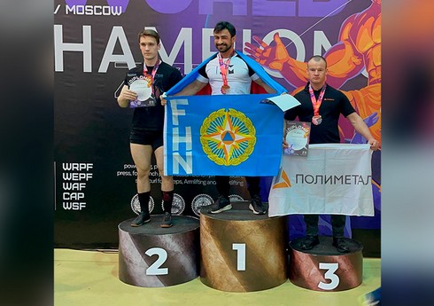 Azərbaycan idmançısı Rusiyada keçirilən dünya çempionatında iki qızıl medal qazanıb