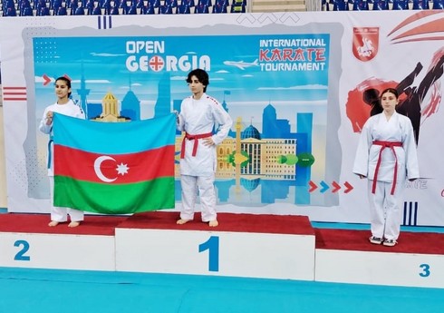 Azərbaycan karateçiləri Gürcüstanda 3 medal qazanıblar