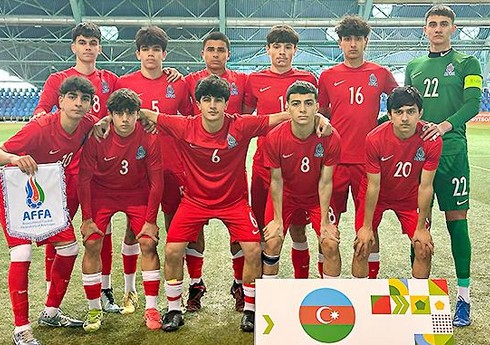 Azərbaycan millisi İnkişaf Kubokunda keçirdiyi ikinci oyunda qələbə qazanıb