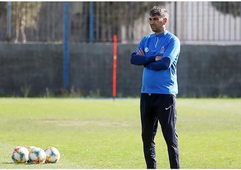 Azərbaycan millisinin baş məşqçisi: "Futbolçuların əzmkar oyunu sayəsində qələbə qazandıq"