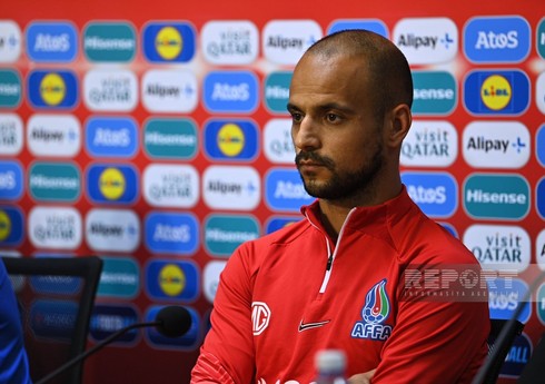 Azərbaycan millisinin futbolçusu: “Yaxşı nəticə ilə xalqımızı sevindirmək niyyətindəyik”