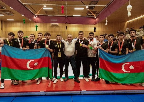 Azərbaycan sumo yığması Avropa birinciliyində ikinci yeri tutub