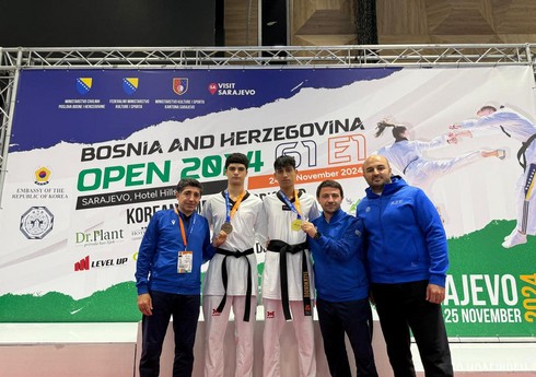 Azərbaycan taekvondoçuları Bosniya və Herseqovinada iki medal qazanıblar