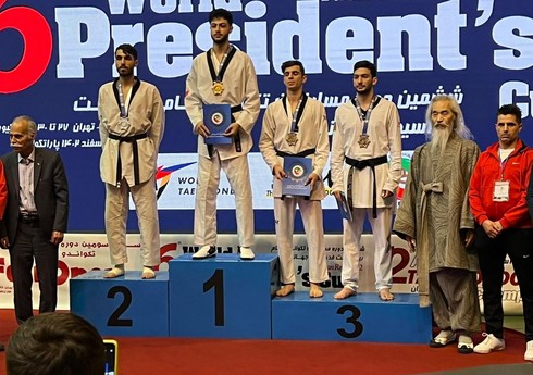 Azərbaycan taekvondoçuları Prezident Kubokunda 2 medal qazanıblar