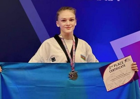 Azərbaycan taekvondoçusu klublararası Avropa çempionatında gümüş medal qazanıb