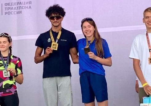 Azərbaycan triatlonçuları beynəlxalq turnirin qalibi olublar