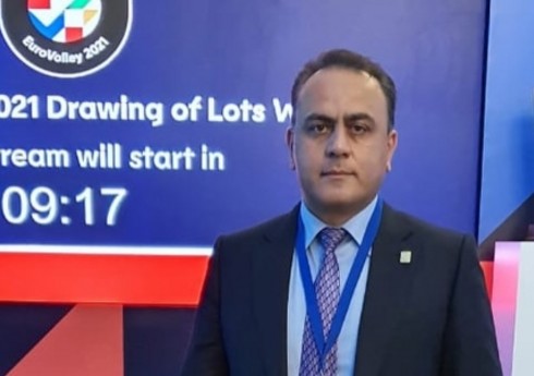 Azərbaycan Voleybol Federasiyasının rəsmisi Avropa çempionatında CEV nümayəndəsi olub