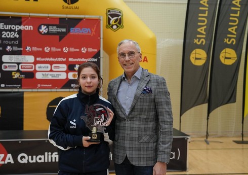 Azərbaycan voleybolçusu EEVZA çempionatında çıxışına görə fərqləndirilib