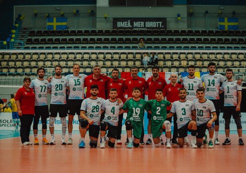 Azərbaycan yığması Gümüş Avropa Liqasında ilk matçını keçirib