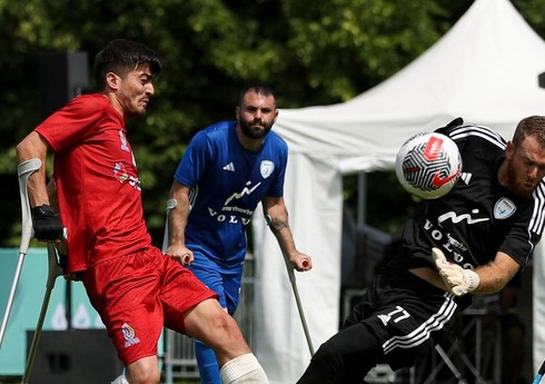 Azərbaycanın amputant millisi Avropa çempionatında ilk qələbəsini qazanıb