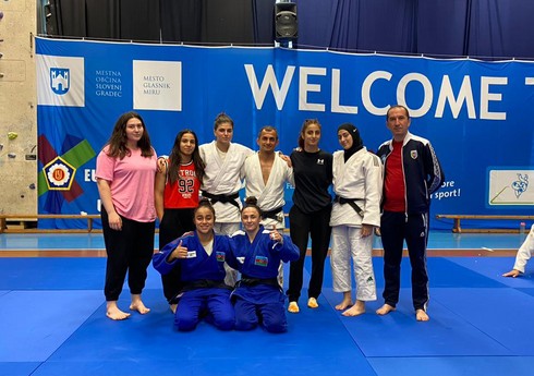 Azərbaycanın gənc cüdoçuları Sloveniyadakı təlim-məşq toplanışına qatılıblar