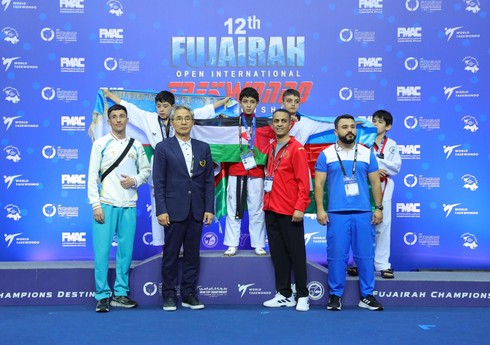 Azərbaycanın kiçik yeniyetmə taekvondoçuları “Fujairah Open”də 2 medal qazanıblar