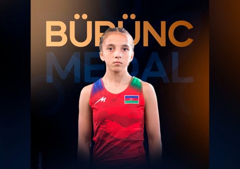 Azərbaycanın qadın güləşçisi Avropa çempionatında bürünc medal qazanıb