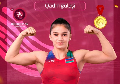 Azərbaycanın qadın güləşçisi Avropa çempionatının qalibi olub