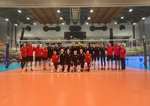 Azərbaycanın qadın voleybol millisi üç yoxlama görüşü keçirib