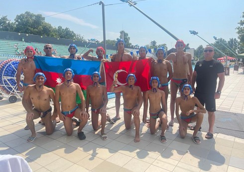 Azərbaycanın su polosu yığması beynəlxalq turnirdə bürünc medal qazanıb