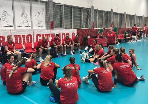 Azərbaycanın voleybol millisi Avropa çempionatına hazırlığı başa vurub