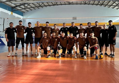 Azərbaycanın voleybol millisi Avstriyanı qəbul edir