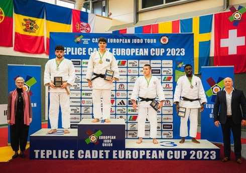 Azərbaycanın yeniyetmə cüdoçuları Teplis Avropa Kuboku turnirində komanda hesabında birinci yeri tutub