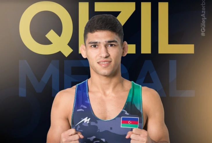 Azərbaycanın yunan-Roma güləşçiləri Budapeştdə daha iki medal qazanıblar