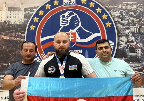 Azərbaycanlı qol güləşçisi Avropa Çempionu olub