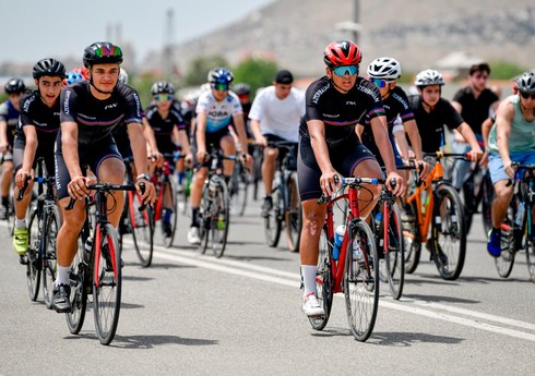 Bakıda 28 May – Müstəqillik Gününə həsr olunmuş veloyürüş keçirilib