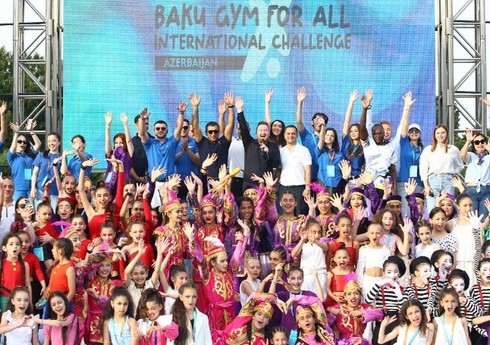 Bakıda “Gimnastika hamı üçün” üçüncü beynəlxalq festival keçirilib