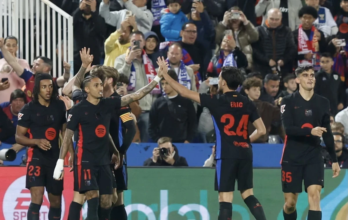 “Barselona” minimal hesablı qələbə qazanıb