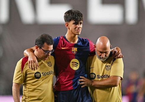 “Barselona”nın futbolçusu ağır zədə alıb