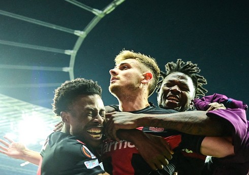 "Bayer 04" cari mövsüm 90-cı dəqiqədən sonra 17 qol vurub